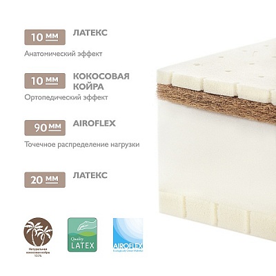 Матрац Plitex Orto Flex 160х80х14см