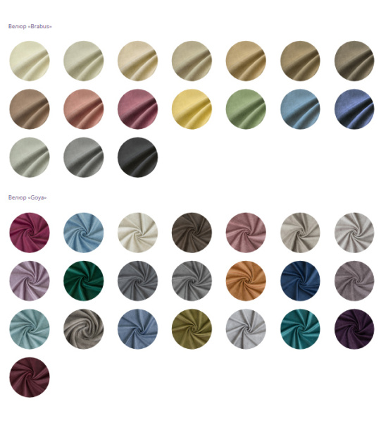 Кровать Корона Emily без основания 200х140см (6. Велюр: Brabus, Goya,Diagonal)