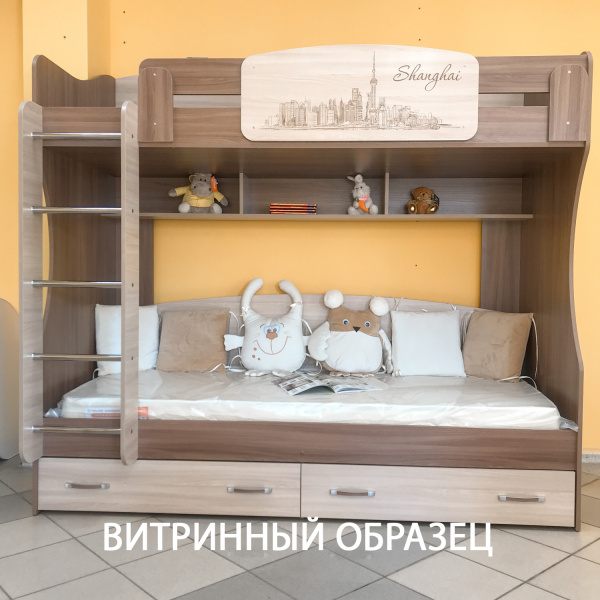 Кровать двухъярусная Вояж 200х80см (ВИТРИННЫЙ ОБРАЗЕЦ)