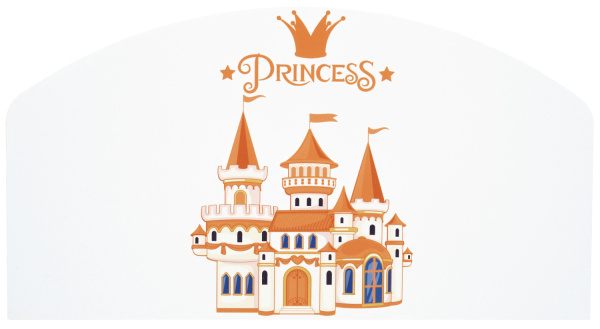 Борт ограничитель для подростковой кровати с фотопечатью (Корона №3)