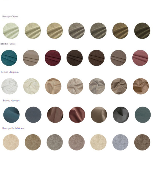 Кровать Корона Emily без основания 200х120см (3.велюр: Onyx, Enigma, Ness, замша Timeless)