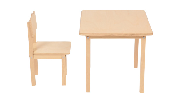 Комплект детской мебели Polini kids Simple 105S (0003050 натуральный)